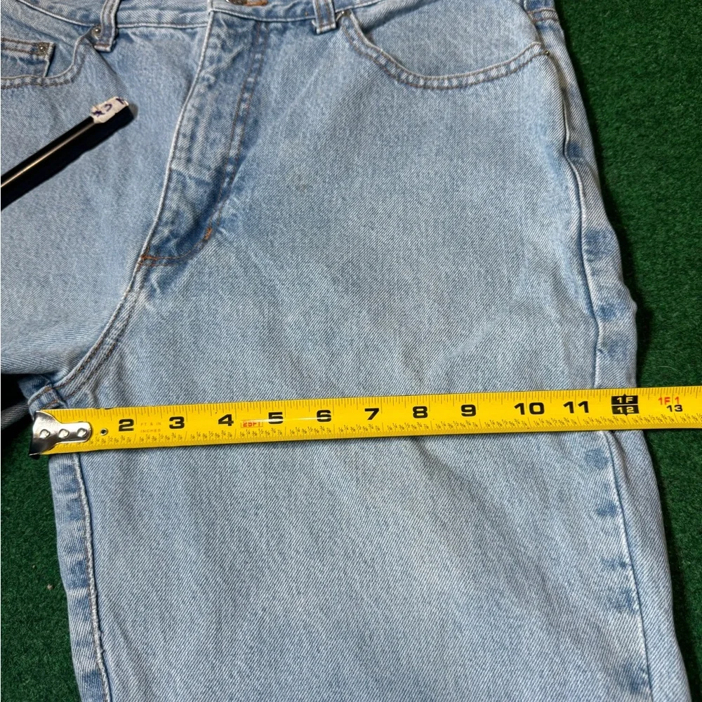 Y2k Guess Denim Light Wash Straight Leg Regular Fit Mens 34x34 Jeans